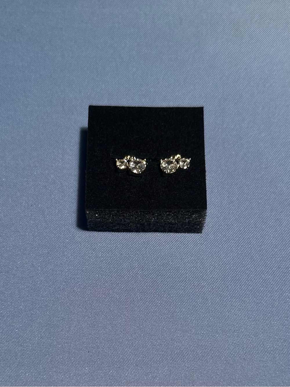 Cubic Zirconia cherry shaped gold filled stud earrings. New without tags